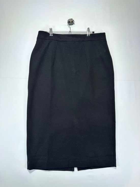 Tommy Hilfiger Dresses & Skirts - Tommy Hilfiger Pencil Skirt Black Stretch Knit Knee Length Size 12 Workwear